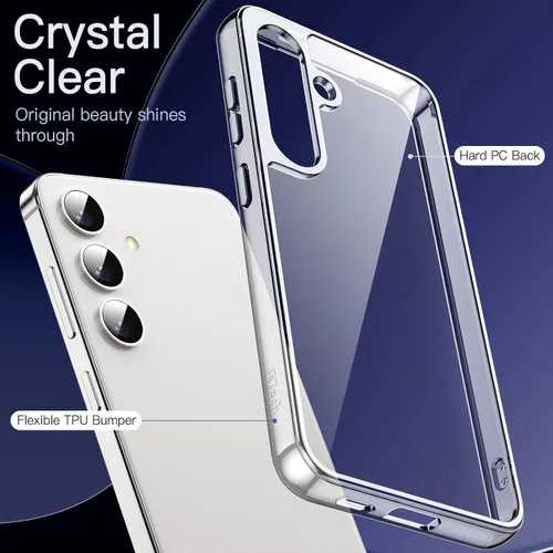 Vista 2 de JETech Funda protectora para Samsung Galaxy S24+ / S24 Plus 5G y protector de lente de cámara