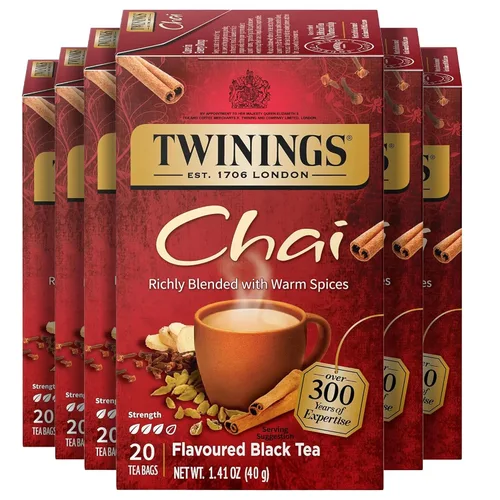 Vista 78 de Twinings Bolsas de té negro Blackcurrant Breeze envueltas individualmente, 20 unidades (paquete de 1), dulce, sabor picante, con cafeína, disfruta