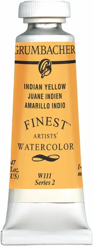 Vista 7 de Grumbacher Pintura de acuarela Finest, 0.5 fl oz/0.47 onzas, amarillo bismuto (W060)