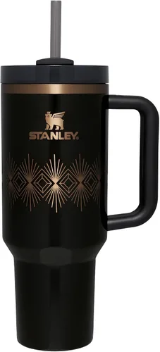 Vista 36 de STANLEY Quencher H2.0 Vaso Térmico con asa y pajilla, 64 onzas, tapa Flowstate de 3 posiciones, gran capacidad para viajes y deportes, vaso de acero