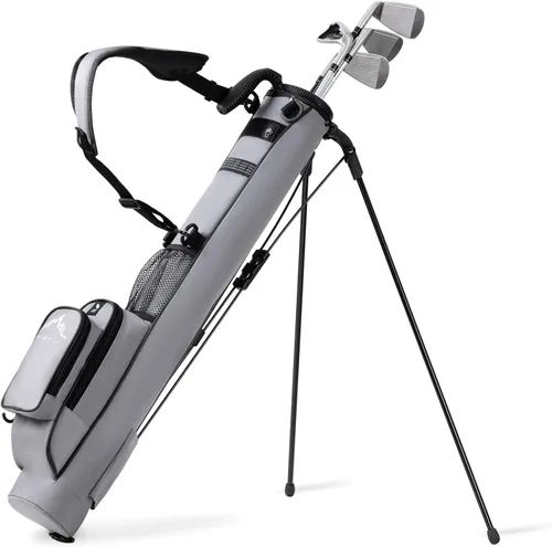 Vista 8 de UNIHIMAL Bolsa de Golf Ligera con Soporte para Transportar – Fácil de Transportar y Duradera Bolsa de Golf Pitch n Putt para el Campo de Práctica