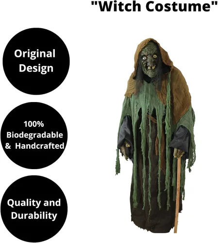 Vista 2 de Ghoulish Productions Disfraz de bruja para adultos
