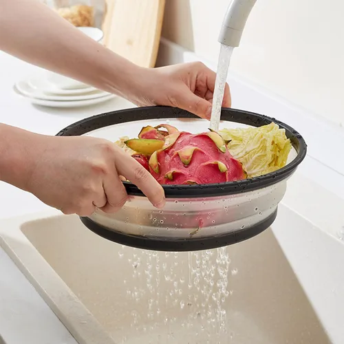 Vista 5 de Cubierta plegable para salpicaduras de microondas para alimentos con alfombrillas de silicona, 10.2 pulgadas, apta para lavavajillas, cubierta
