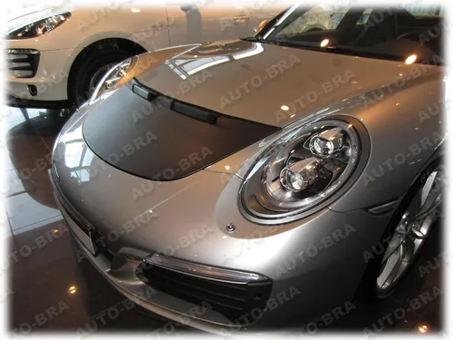 Vista 3 de Sujetador de capucha para nariz compatible con Porsche 911 Carrera Targa Typ 991, Boxster Cayman Spyder Typ 981 desde 2012, sujetador protector