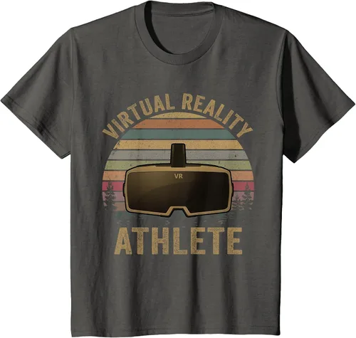 Vista 28 de Virtual Reality Athlete for VR Gamers Camiseta Asphalt Grey