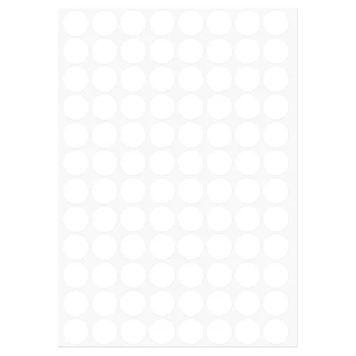 Vista 34 de uxcell 1 Hoja/140 Piezas de Pegatinas para Cubrir Agujeros de Tornillo, 12 mm de Diámetro, PVC Autoadhesivas, Tapas a Prueba de Polvo para Muebles