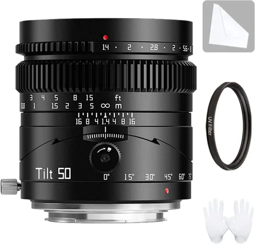 Vista 7 de TTArtisan Lente de inclinación f1.4 de 1.969 in con marco completo, lentes manuales de retrato de gran apertura compatibles con Panasonic S1 S1M S1R