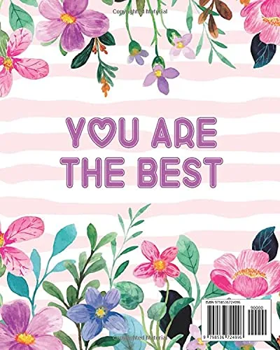 Vista 2 de F.Z Monogram Initials F Z Notebook For Women & Girls, Floral Monogram 8 x 10', Monogrammed Journal Gift