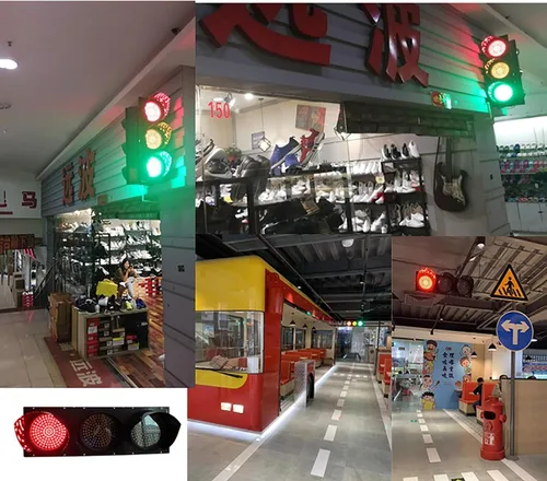 Vista 6 de Semáforo LED industrial de 7.874 in (8 pulgadas), 3 luces rojas, amarillas, verdes, luz de señal de tráfico para PC, carcasa de PC, impermeable