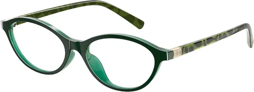 Vista 13 de Gafas de luz azul para mujer - Gafas de bloqueo de luz azul con marco ovalado pequeño de moda para juegos/computadora