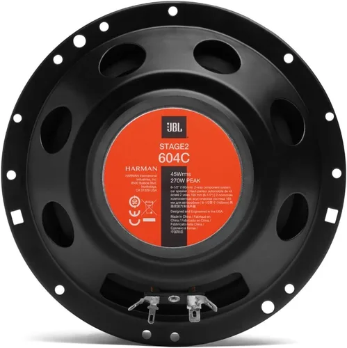 Vista 2 de JBL Stage2 604C 540 vatios un par de componentes de 2 vías 6.5 pulgadas cruce y tweeters