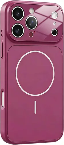 Vista 7 de Funda de Serie Magnética Diseñada para iPhone 13, [Compatible con MagSafe][Protección de Lente de Cámara de Vidrio Templado], Cubierta Protectora