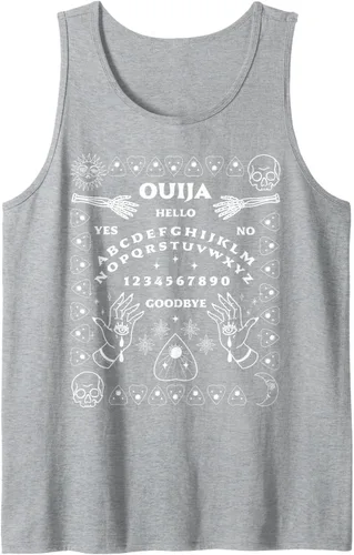 Vista 6 de Ouija Junta Planchette Tank Top Negro
