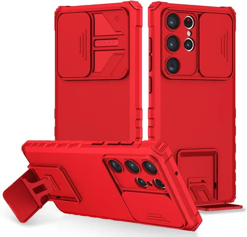 Vista 16 de Funda compatible con Samsung Galaxy M13 5G/A04 Dimensional Soporte Ventana Corredera Teléfono Móvil Funda Protectora a Prueba de Golpes para Samsung