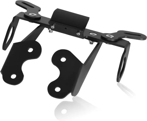 Vista 7 de MT 09 - Eliminador de guardabarros compatible con MT09 / FZ09 2017-2020 Soporte de montaje para placa de matrícula de luz trasera