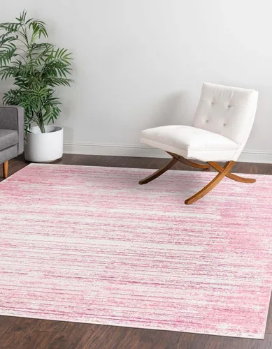 Vista 14 de Unique Loom Uptown Collection - Alfombra Madison Avenue (8 x 10 pies, rectangular, marrón y marfil)