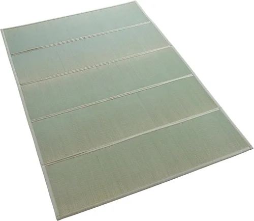 Vista 10 de Tatami Mat – Colchón plegable de tatami japonés Igusa, futón para dormir en el suelo de hierba rush, meditación, yoga Zen Tatami, individual XL por