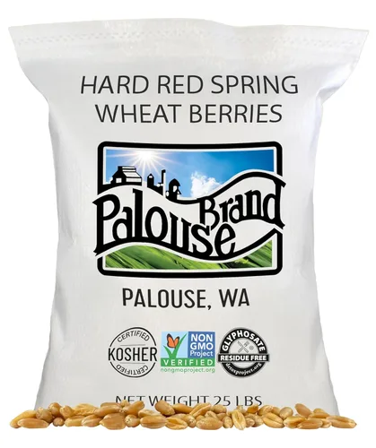 Vista 9 de Palouse Brand - Bolsa de trigo rojo primaveral Proyecto verificado sin OGM 100% no irradiado Certificado Kosher Parve Cultivado en EE.UU.