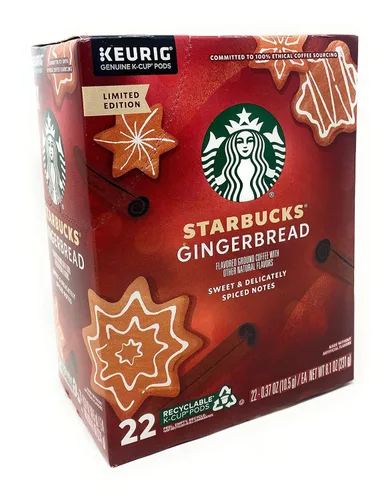 Vista 47 de Cápsulas de café K-Cup de Starbucks, café con sabor caliente o helado, caramelo, 10 cápsulas Keurig Cápsulas K-Cup 100% Arabica para cafeteras