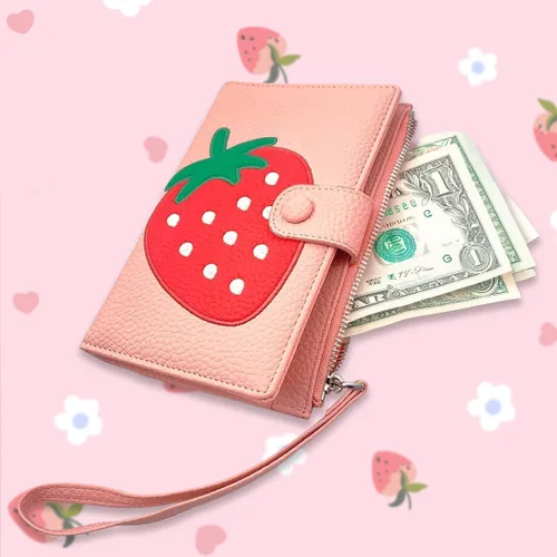 Vista 23 de BelugaDesign Monedero Kawaii Bolsa de monedas de dibujos animados pastel para mujer