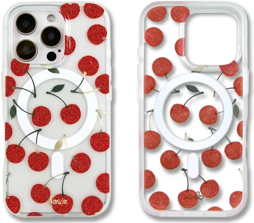 Vista 31 de Sonix x Barbie Funda para iPhone 15 Pro Compatible con MagSafe Probada para caídas de 10 pies Golden Hour