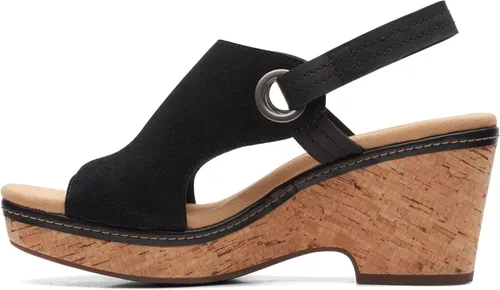 Vista 4 de Clarks Sandalias de cuña Giselle Sea para mujer