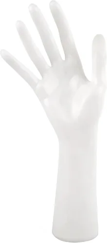 Vista 8 de AUEAR, Expositor de mano de maniquí femenino para soporte de joyería, pulsera, collar, anillo (carne, 11 x 7.3 pulgadas, 1 unidad)