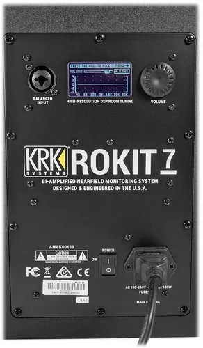Vista 4 de KRK ROKIT7G4 KRK 7" POWERED MONITOR, Negro