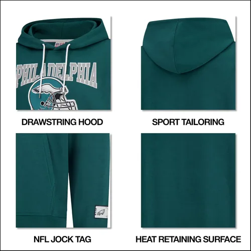 Vista 5 de Ultra Game Sudadera con capucha súper suave oficial de la NFL para hombre