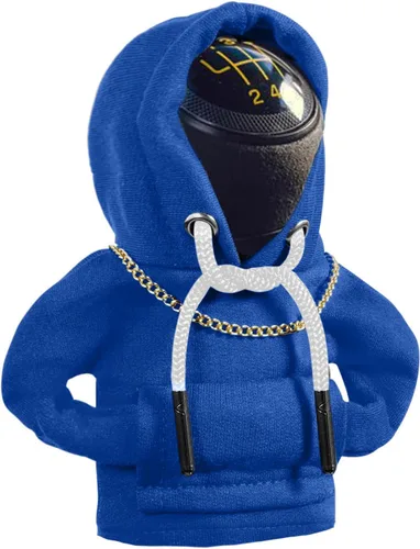 Vista 14 de Yajeea Sudadera con Capucha para Palanca de Cambios de Coche, Graciosa Sudadera Mini para Decoración de Coche, Cubierta Universal y Cálida para Pomo