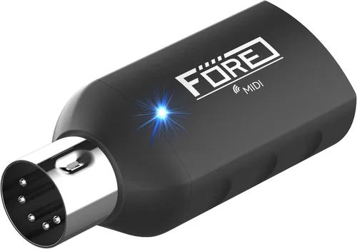 Vista 12 de FORE MIDI USB Interfaz Tipo-C Trabaja con teclado MIDI/MIDI Deivce