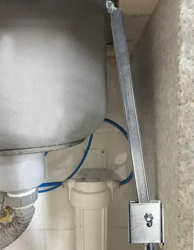 Vista 4 de Kit completo de reparación de fregadero, kit de instalación de fregadero empotrado, soporte para cocina (patente)