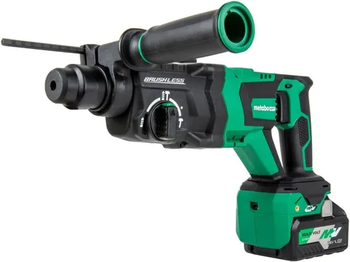 Vista 4 de Metabo HPT Martillo giratorio sin escobillas MultiVolt™ SDS Plus de 36 V con mango en D de 1-1/8 pulgadas, solo cuerpo de herramienta de martillo