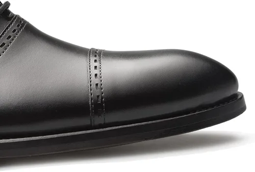 Vista 4 de Mezlan E400 - Zapatos de vestir de lujo para hombre - Piel de becerro europea con acabados a mano - Hecho a mano en España - Ancho medio