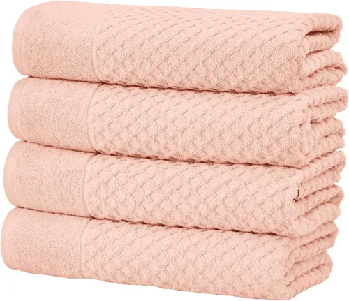 Vista 20 de Great Bay Home - Toallas de mano 100% algodón blanco, 6 toallas de baño suaves para manos, altamente absorbentes y de secado rápido, colección 01