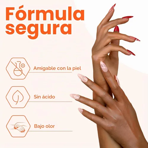 Vista 6 de modelones Juego de capa base de gel con deshidratador de uñas e imprimación 3 en uno Imprimación deshidratadora de uñas 3 en uno y capa base superior