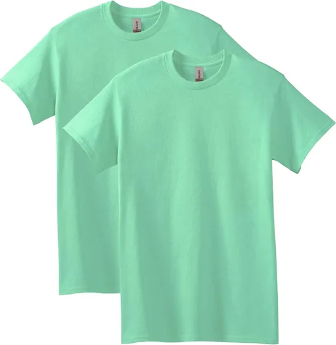 Vista 62 de Gildan Camiseta de algodón pesado para adultos, estilo G5000, paquete múltiple Gris ceniza (paquete de 2)