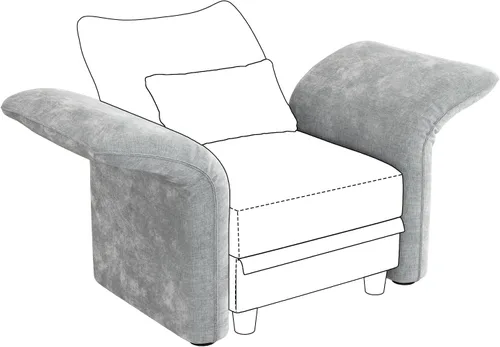 Vista 26 de LLappuil Sofa Storage Seat Module for Sectional Sofa, Square Ottoman for Modular Sectional Couches, Carton B, Beige Corduroy Pana beige