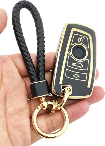 Vista 6 de Funda para Llavero de Coche Llavero Funda de Llave de TPU Suave Carcasa de Protección Portallaves Accesorios