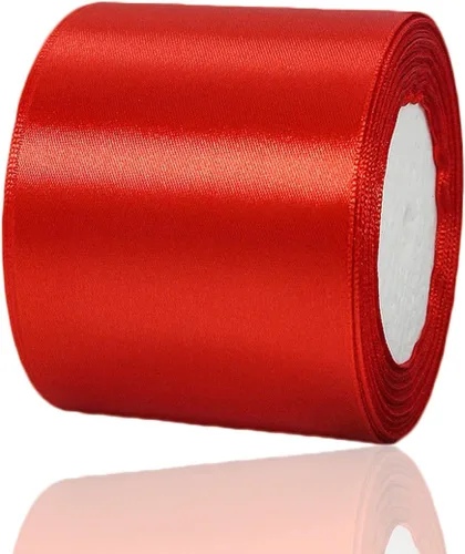 Vista 129 de Cinta beige de 1-1/2 pulgadas x 25 yardas, cinta de satén de tela de color sólido para envolver regalos, manualidades, ramos de novia, coronas
