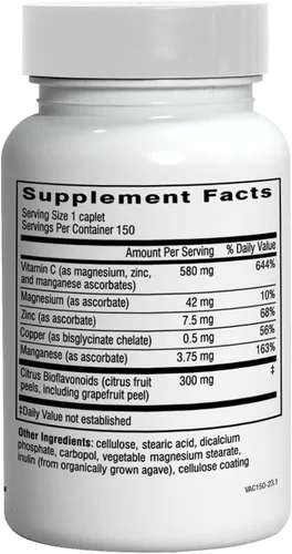 Vista 3 de Dr. Wilson suprarrenal C Formula 90 comprimidos de liberación temporal, vitamina C tamponada para el estrés diario