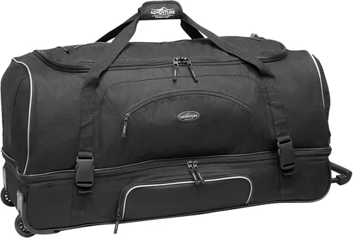 Vista 7 de Travelers Club Adventure - Bolsa de lona vertical con ruedas, Bolsa de lona vertical Adventure