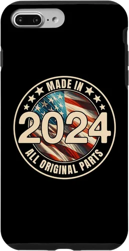 Vista 9 de iPhone 15 Made In 2024 All Original Parts Year Vintage Vintage Case