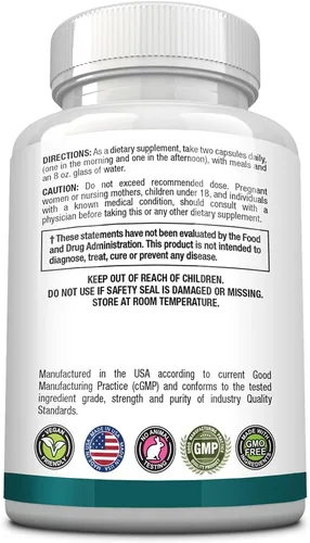 Vista 2 de Approved Science Hairprin - Promueve el crecimiento del cabello y ayuda a estimular la circulación del cuero cabelludo. 60 cápsulas veganas por