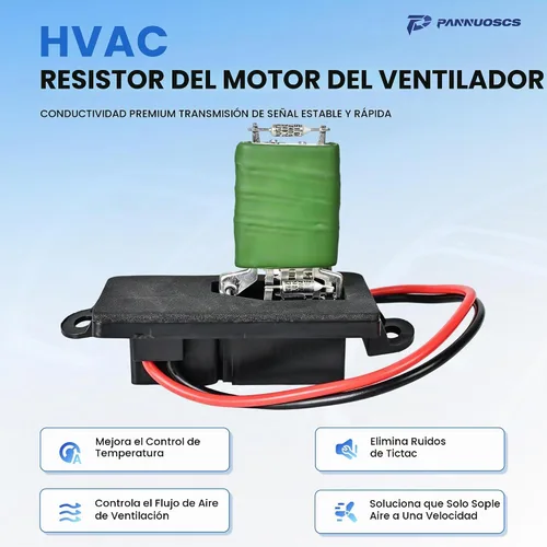 Vista 9 de PANNUOSCS Blower Motor Resistor 89019089 Fit for Chevy Silverado GMC Sierra Brida de montaje de un agujero en cada lado