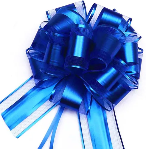 Vista 9 de Paquete de 12 lazos grandes de 6 pulgadas para envolver regalos, lazos de cinta para cestas de regalo de boda, lazos de envoltura de regalo