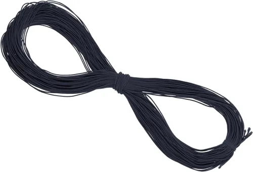 Vista 9 de PATIKIL Cuerda elástica elástica de 109 yardas (328.1 ft), cuerda elástica pesada de 0.059 in, albaricoque para manualidades, correas de gancho