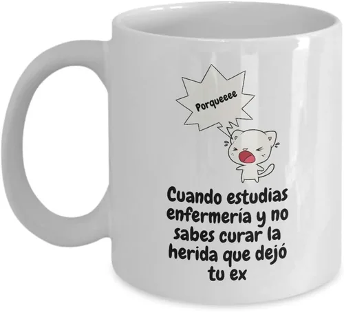 Vista 3 de Enfermera Estudiante de Enfermeria Se Habla en Español Dimelo en Espanol LatinPride Mug Sopa de letras en Español Vanidades en Espanol