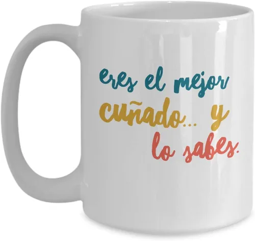 Vista 4 de Regalo para cunado Taza de Cafe para hermana Perfecto regalo para graduados, profesionales y estudiantes Vaso con afirmaciones positivas, Negro