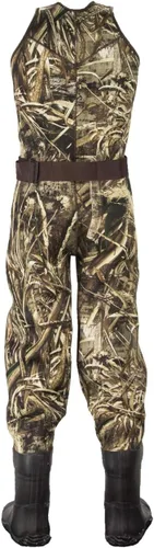 Vista 3 de OAKI Vadeadores de pesca impermeables para niños pequeños y niños Max 5 Camo